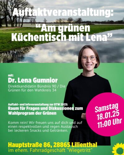 Am grünen küchentisch mit Lena