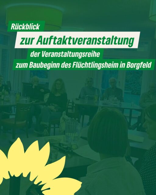 Die Auftaktveranstaltung zum Baubeginn des Flüchtlingsheim in Borgfeld liegt schon ein bisschen zurück.
Hier trotzdem noch ein kleiner Rückblick.
Lass uns Vielfalt gemeinsam gestalten auch vor Ort 🌻